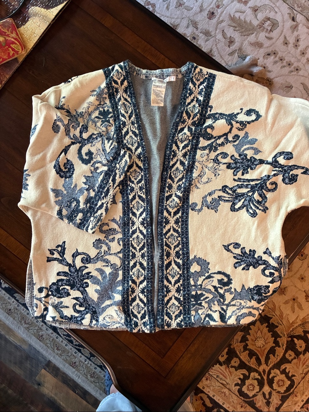 Chico’s open front cardigan jacket